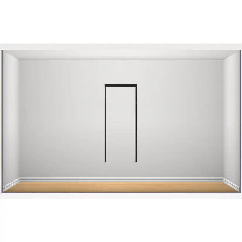 Garderobslösning Elfa Classic Grundlösning 1 Sektion B: 640 mm H:1532 mm med Täcklist